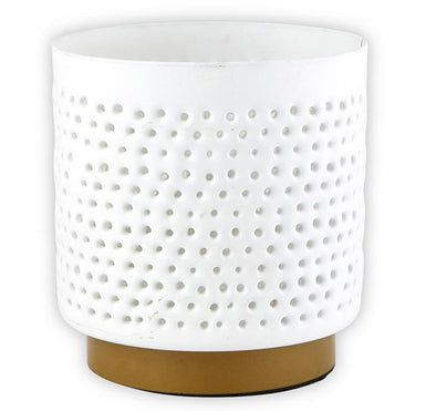 White Candle Holder