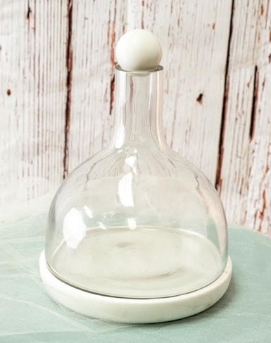 White Marble Wine Carafe